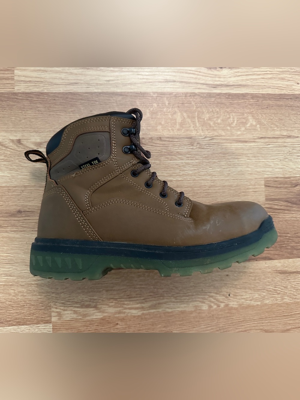 Brahma Brown Work Boot Steel Toe Men’s 8